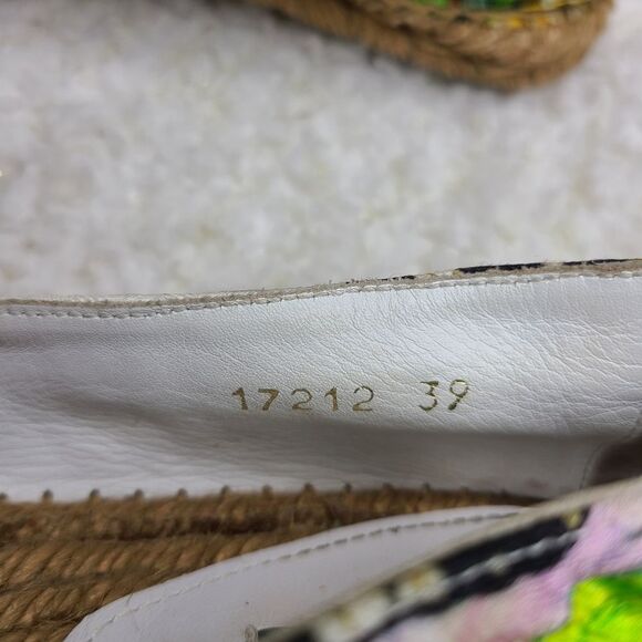 Dolce & Gabbana‎ Multi Pattern Multi Color Brocade Canvas Espadrilles sz 39 - Picture 6 of 7